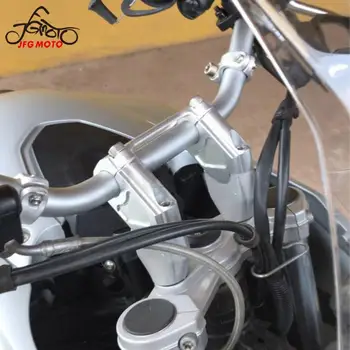 Motorcykel CNC Styret Riser Klemme Adapter Bar Mount Til BMW POBJ R1200GS LC 2013 2016 2017 R 1200GS-2017