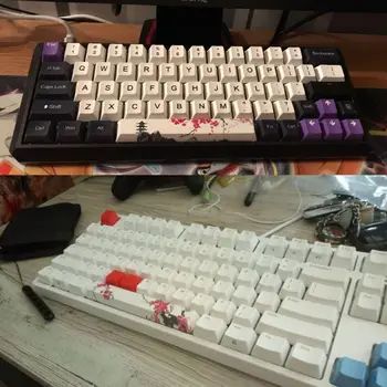 Nye Erstatte Mellemrum Keycap PBT-Fem Sider Dye-Subbed Mellemrumstasten 6.25 U Cherry Profil Space Bar Keycap for DIY Mekanisk Tastatur
