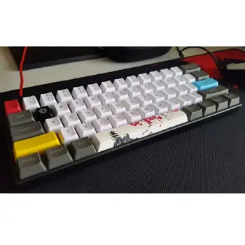 Nye Erstatte Mellemrum Keycap PBT-Fem Sider Dye-Subbed Mellemrumstasten 6.25 U Cherry Profil Space Bar Keycap for DIY Mekanisk Tastatur