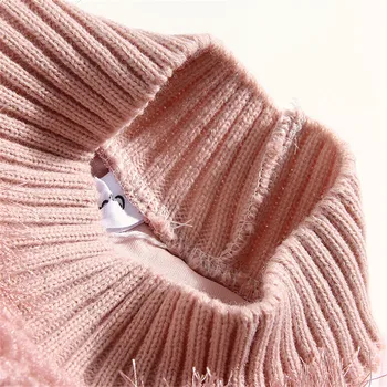 2019 Efteråret Kvinder med Lange Ærmer Mesh -Op Kjole Elegant Lady O-hals Silke Dressess Party Pink Kjole Vestidos Vinter Bottomings 664