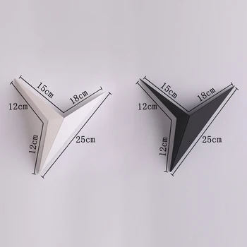 Moderne minimalistisk trekant form LED væglamper Nordisk stil i den Indendørs væglamper Stue Lys 3W AC85-265V Enkle Lys