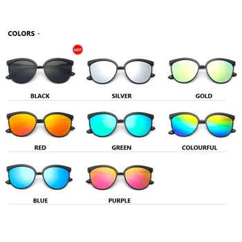 Mode-Cat Eye Solbriller Til Kvinder Brand Designer Luksus Plast Solbriller Klassiske Vintage Damer Sol Briller UV400