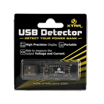 Xtar VI01 USB-Batteri Spænding Strøm Indikator Tester Overvåge Checker Detektor