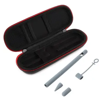 Hårdt EVA Storage Case Etui og Blød Silikone Pen Stylus Beskyttende Hylster Cover for Apple Blyant iPencil 1 Tablet Touch Pen
