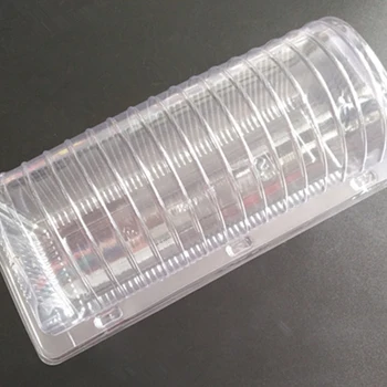 30stk Disponibel Sushi Take Out Boks Rektangel Udføre Kasse Frugt Kage Brød Pakning af Container til Hjemmet Bageri