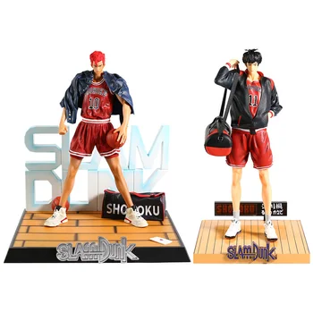 Slam Dunk SHOHOKU 10 Sakuragi Hanamichi / 11 Rukawa Kaede 1/4 Skala PVC Figur Collectible Model Toy