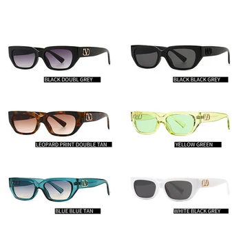 Vintage Sexet Dame Square Solbriller Kvinder Mode Luksus Brand Design Rejse Hip Hop Lille Ramme solbriller Til Kvinder UV400