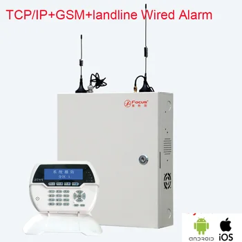 Fokus FC-7688 Kablede alarmsystem 8 kabelforbundne zoner 32 trådløse zoner 88 Bus zone Fastnet GSM internet TCP IP-wired sikkerhedssystem