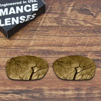 ToughAsNails Polariseret Udskiftning Linser for Oakley Ten X Solbriller Fersken Guld Farve (Objektivet Kun)
