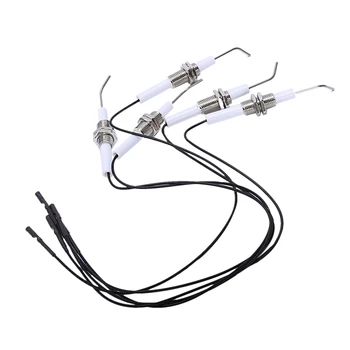 Tænding Del Plug Keramiske Elektrode Tænder Med Wire 30cm I Runde 2.m Terminal 5Pcs/Masse