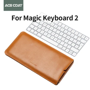 ACECOAT Sleeve Etui, Cover , Microfiber Læder Laptop Sleeve Tilfælde Ultra-tynde Super Slim PU Kun til Apple Magic Tastatur 2