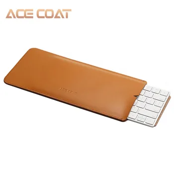 ACECOAT Sleeve Etui, Cover , Microfiber Læder Laptop Sleeve Tilfælde Ultra-tynde Super Slim PU Kun til Apple Magic Tastatur 2