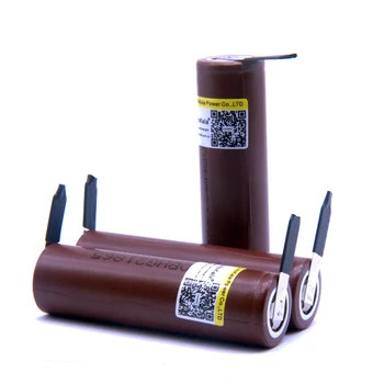 LiitoKala oprindelige 18650 genopladelige hg2 3000mAh batteri 18650 20a for skruetrækker 3,6 V udledning dedikeret + DIY-Nicke