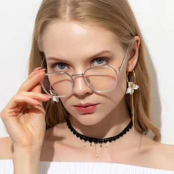 Klassisk Vintage Solbriller Kvinder Overdimensionerede Briller Ramme Mænd Kvinde Luksus Brand Designer Klar Linse Computer-Briller Oculos