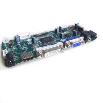 Skærmen M. NT68676 display controller board DIY kit LVDS 30-Pin 1280*1024 4CCFL For A190EN02/M190EG01/M190EG02 VGA+DVI