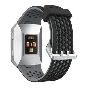 Sport Silikone WatchBands for Fitbit Ioniske Åndbar Smart Ur Band Armbånd Ur Band Armbånd Tilbehør