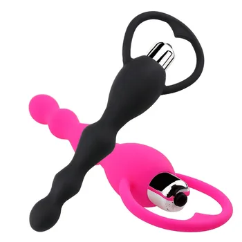 BLACKWOLF Anal Vibrator Sex Legetøj til Kvinder Anal Perler Vibrator Gay-Toy Prostata Massage Glat Silikone Butt Plug Voksen Produkter