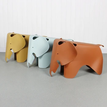 Louis Moderne Mode Kreative Barn Børn Børn Stol Fotografering Rekvisitter Børnehave Tegnefilm Plast Stole Baby Elefant Afføring