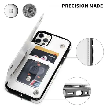 Illustration Espanyol Kunst Læder Tegnebog, Mobiltelefon Case For Iphone 12 11 Pro Max Mini Xs-Xr 7 8 Plus Card Holder Rcd Espanyol