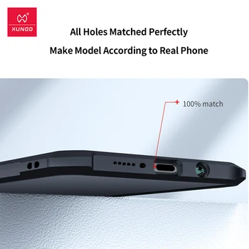 For Redmi Note9 Pro Telefonen Tilfælde XUNDD Shookproof Beskyttende Cover Med Airbag Kofanger Bløde Tilbage Gennemsigtig Shell Ring Holder