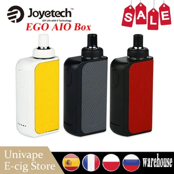 Joyetech EGO ALT-i-en-Boks sæt med 2 ml Forstøver BF SS316 Spole og 2100mAh Indbygget batteri Elektroniske Cigaretter joyetech ego ALT-i-en Kit