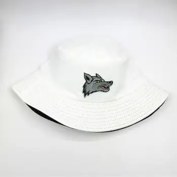 Wolf dyr broderi Bucket Hat Fiskeren Hat til udendørs rejse hat Solen Cap Hatte til kid mænd Kvinder 301