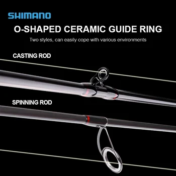 Original SHIMANO MAJESTÆTISKE fiskestang Spinning/Støbning 1.93 m-2.44 m Action-R/RF/F Lokke Stang High Carbon Fiber Lignt Vægt Stang