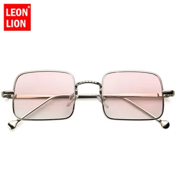 LeonLion 2021 Klassiske Metal Kvinde Solbriller, Shopping Street Beat Firkantede Briller Til Mænd Udendørs Oculos De Sol Feminino UV400
