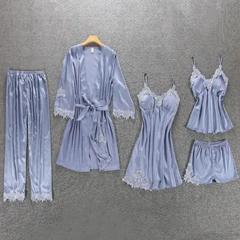 Nye Kvinder Satin Nattøj Mode Nightgowns Imitation Is Silke Nattøj Kjoler, Aften Kjole til Kvinder er Sexet Undertøj Nightdresses