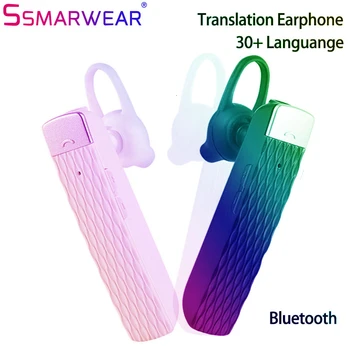 Smart Voice Translator Bluetooth Headset 30 Languages Instant Translate Bluetooth5.0 Wireless Earphone Real-time Translation T2
