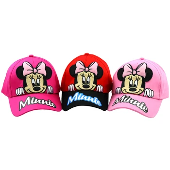 Nye Minnie Tegnefilm Mickey Mouse Pige Mode Solhat Casual Baseball Cap Børn Xmas Gaver Hat