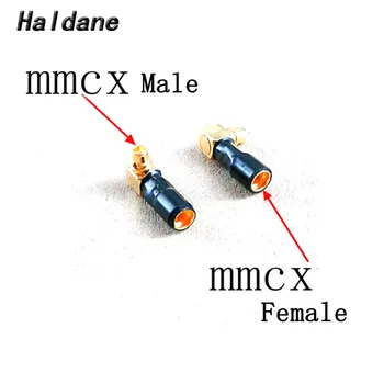 Gratis Forsendelse Haldane Par Hovedtelefoner Stik til F7200 F4100 ER4XR SR MMCX Mand til MMCX Kvindelige Converter Adapter