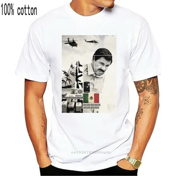 El Chapo (Mexicansk Narko) Mænd T-Shirt I Mærke Tøj, T-Shirt