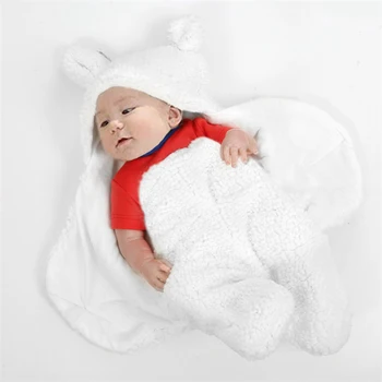 Baby Sovepose Nyfødte Swaddle Wrap Hat Bomuld Baby Modtager Tæppe, Sengetøj Spædbarn Børn Tegnefilm Bære Tilbehør