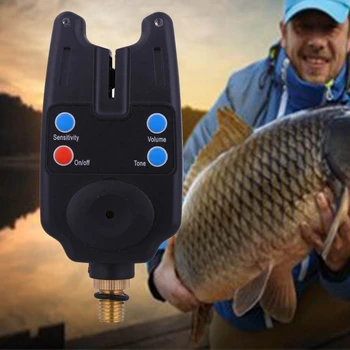 2 Lysdioder, Lys Fisk Bid Lyd Alarm Klokke Signal For Fiskestang Justere Udendørs Følsomhed Fiskeri Alarm Tackle Værktøjer