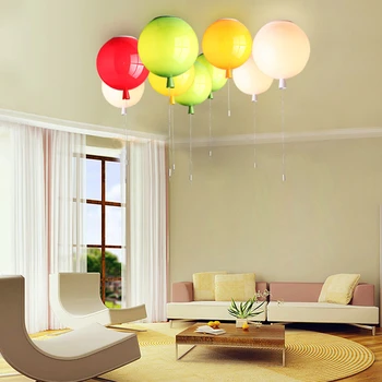 Moderne Farve LED Loft Lamper Ballon LED-loftsbelysning Børn Soveværelser, Stue Dekoration Loft Lamper Køkken Kampprogram