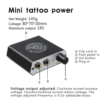 Mini Tatoveringer Power Box For Tatovering Maskine Tarnsfer Max Tatovering Strømforsyning