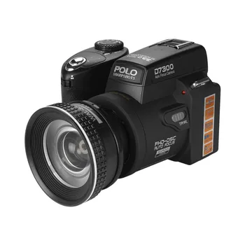 Opgraderet Professionel Protax POLO SLR D7300 16M Mega Pixel, HD-Digital-Kamera med Udskifteligt Objektiv