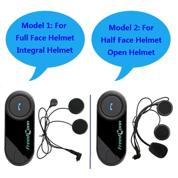 Gratis Forsendelse!!Original Bluetooth-Samtaleanlæg Motorcykel Motorcykel Hjelm Intercom Headset+Ekstra Blød Ørestykke+Beslag