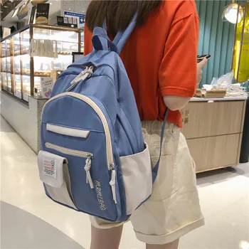 Kvinder Skole Taske Harajuku Rygsæk til Piger Kvindelige Kawaii Bog Mode Søde Damer Bag Vandtæt Nylon Rygsæk Studerende Laptop