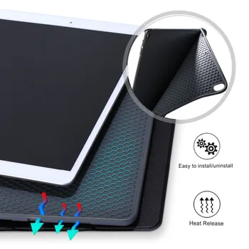 Pen Indehaveren Flip Læder taske Til iPad Luft 3 10. 5 Smart Wake Sleep Cover Til iPad Pro 10.5