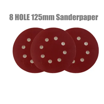 20pcs 125mm 8 hullers Disc Sander Slibning Polering Papir Sandpapir Disc #40 - #2000 Slibende Værktøjer til Sander Gryn