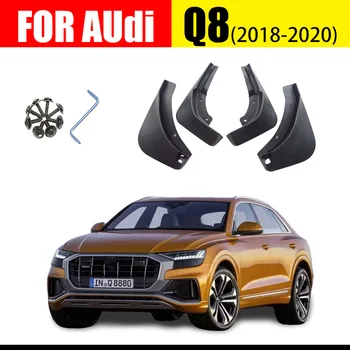 FOR Audi Q8 Skærmen Fendere Q8 Mudder klapper splash Guard Fender Stænkskærme Mudflap Tilbehør til bilen auto Styline Front Bag