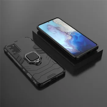 Armor Case For Samsung Galaxy S10 Lite 2020 Tilfælde S9 S8 Plus Silikone + PC Hybrid Stå Ring Back Cover Til Samsung S10e Sag