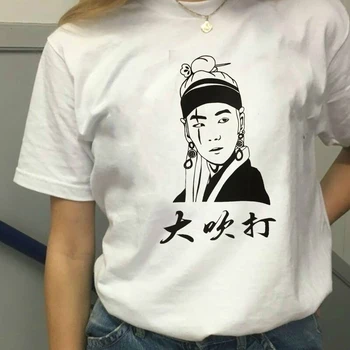 Sommer Fashion Agust D Daechwita T-Shirt Kvindelige koreanske Kpop Bangtan Unisex Harajuku Årgang 90'er Grunge Tee Toppe Kvinder Tøj