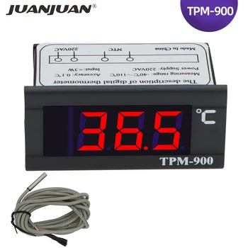 TPM-900 Temperatur Controller Varme Kontrol Termostat Controller Termoregulator LCD-Panel display med NTC Sensor 220V 40%