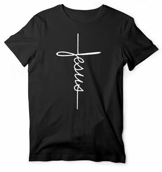 Tilgivet Shirt, Lodret På Tværs Af Skjorte, Jesus Kors-Shirt, Christian T-Shirt Unisex Kort Ærme T-Shirts