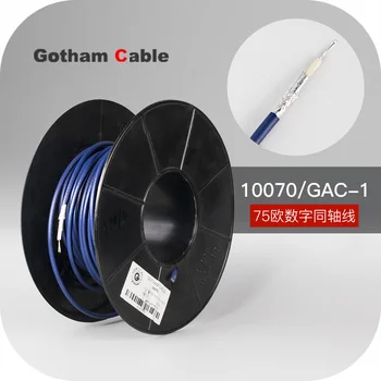 1 meter/1,5 meter Schweiz Gotham 10070 GAC-1 S / PDIF 75 ohm digital audio coaxial kabel-forsølvet tråd
