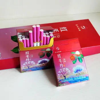 10 Pakker Rambutan Frugt med Kina Sort Te Røg Cigaret til rygestop Ikke Tobaksvarer Ingen Nikotin Ingen Tjære