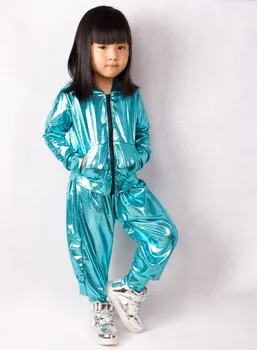 Nye Fashion Børnene Harem Hip Hop Bukser børnetøj Sweatpants Ydeevne Kostumer Baby sport Neon Blå bukser